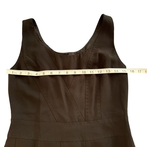 Moschino Women's Black Sleeveless Detailed Stitching Design Mini Dress Size S - Picture 6 of 8